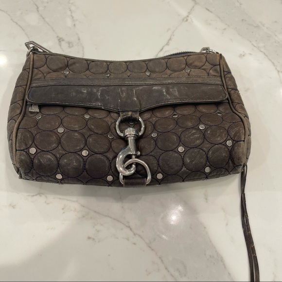 🎉HOST PICK🎉 Rebecca Minkoff navy & silver studded purse - Picture 2 of 13